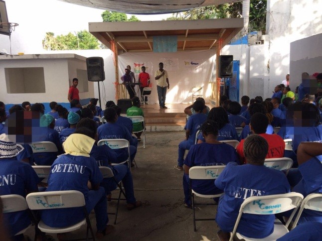 Children receiving educational support from Reshape ED